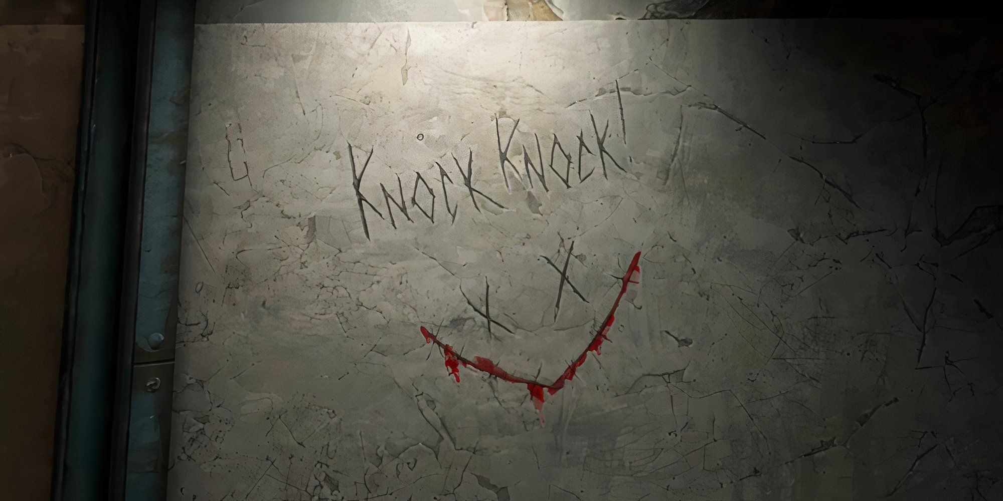 Joker's signature on a cell in Batman: Arkham Shadow