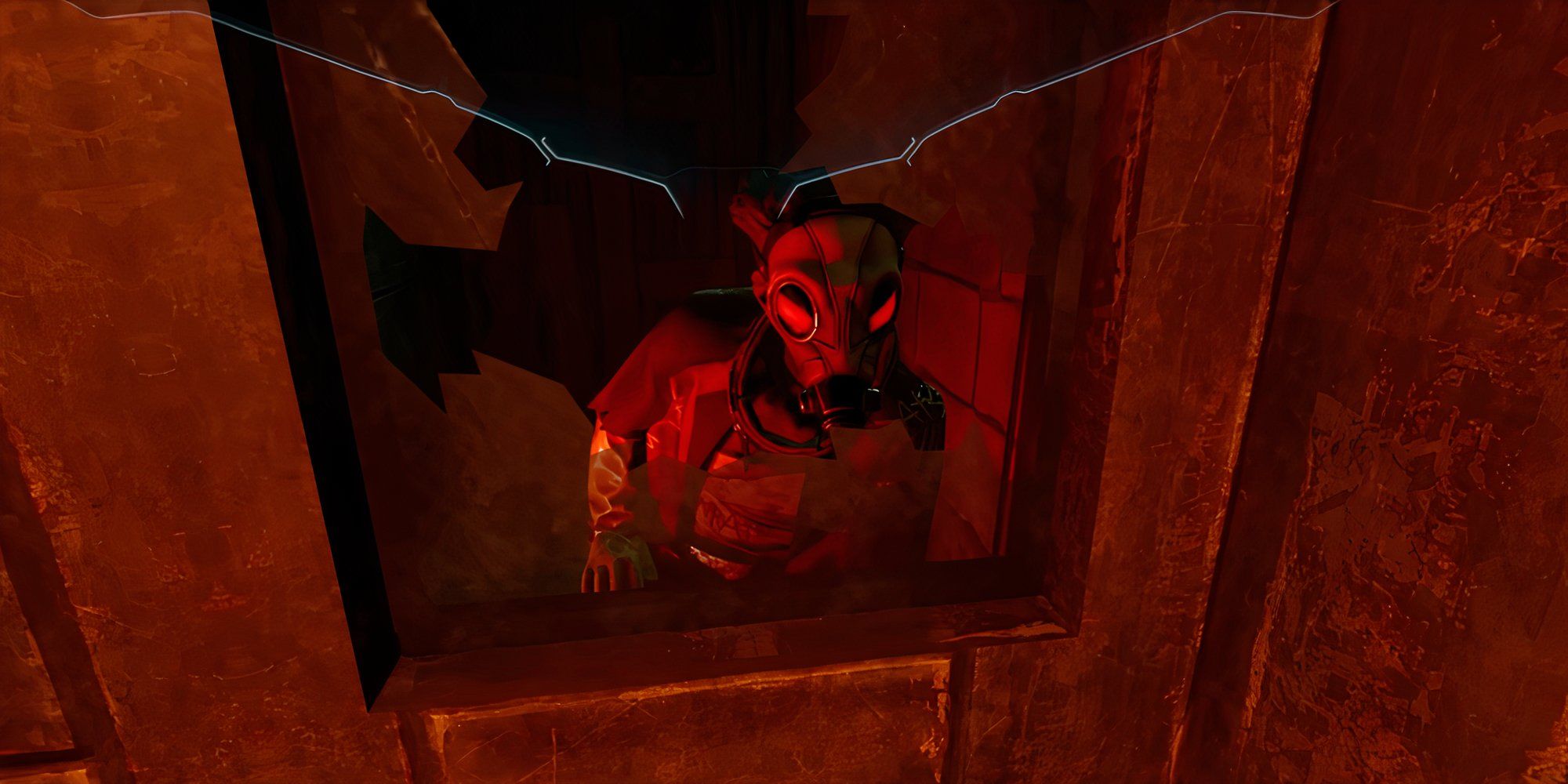 Batman meeting the Ratcatcher inside a chapel in Batman: Arkham Shadow