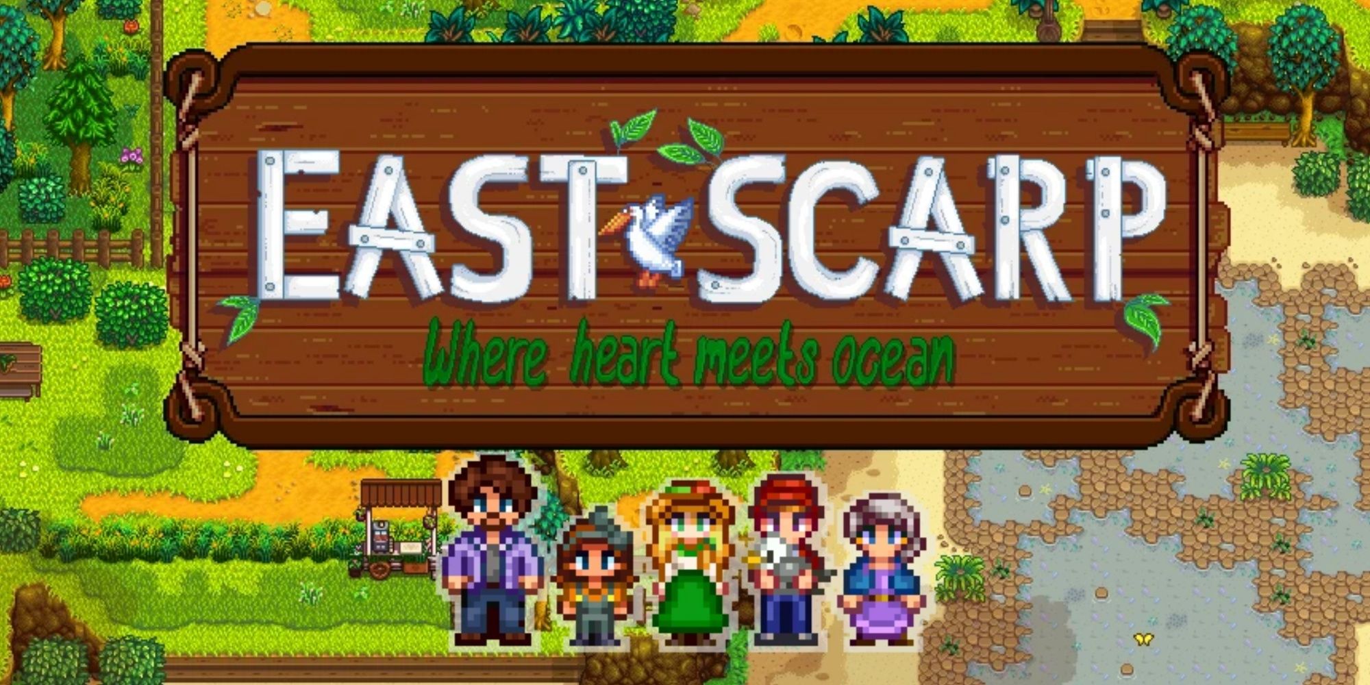 East Scarp mod for stardew Valley