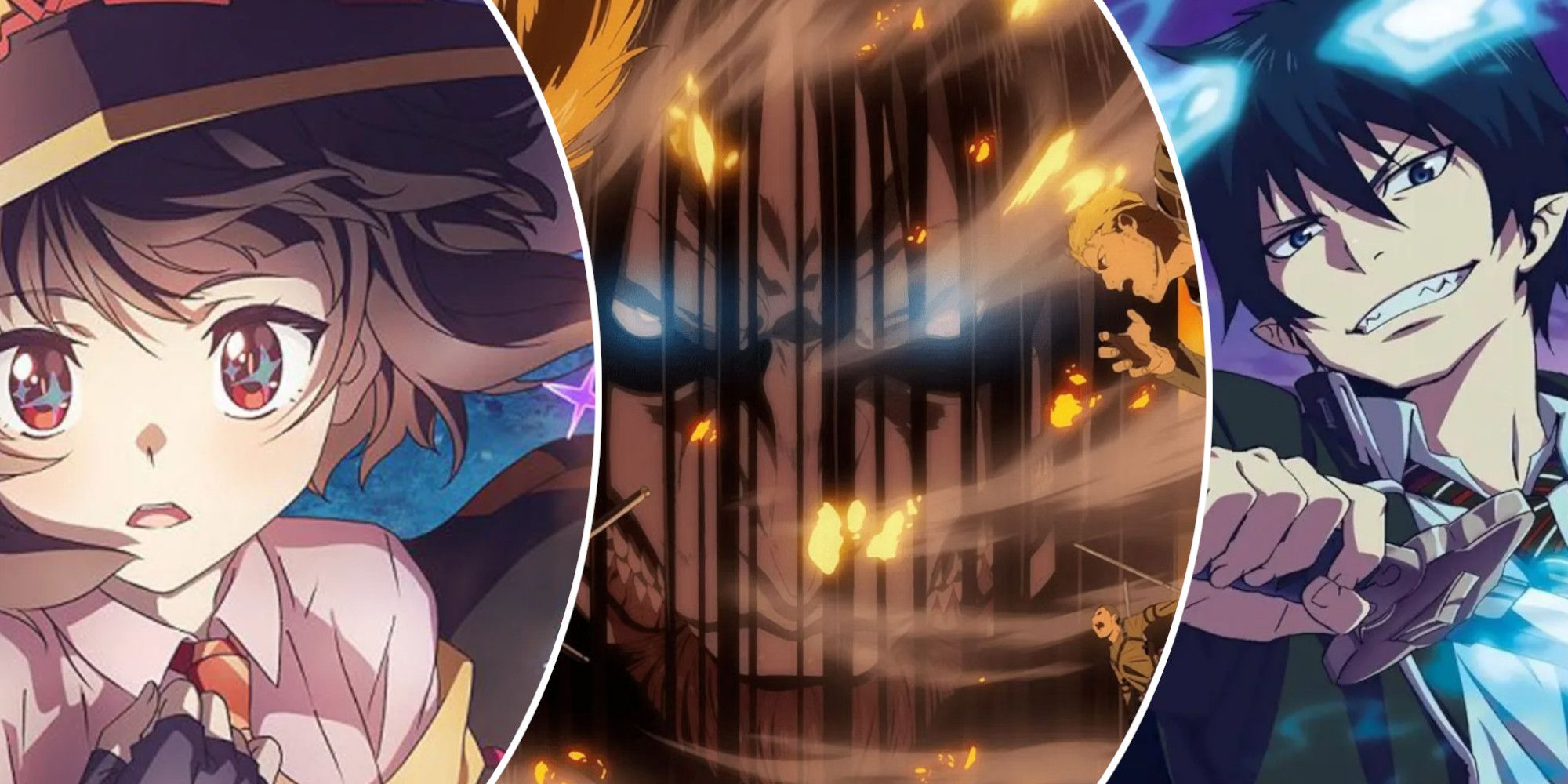 Most Anticipated Anime Revivals of 2023 Konosuba: An Explosion on This Wonderful World! Attack on Titan, Blue Exorcist