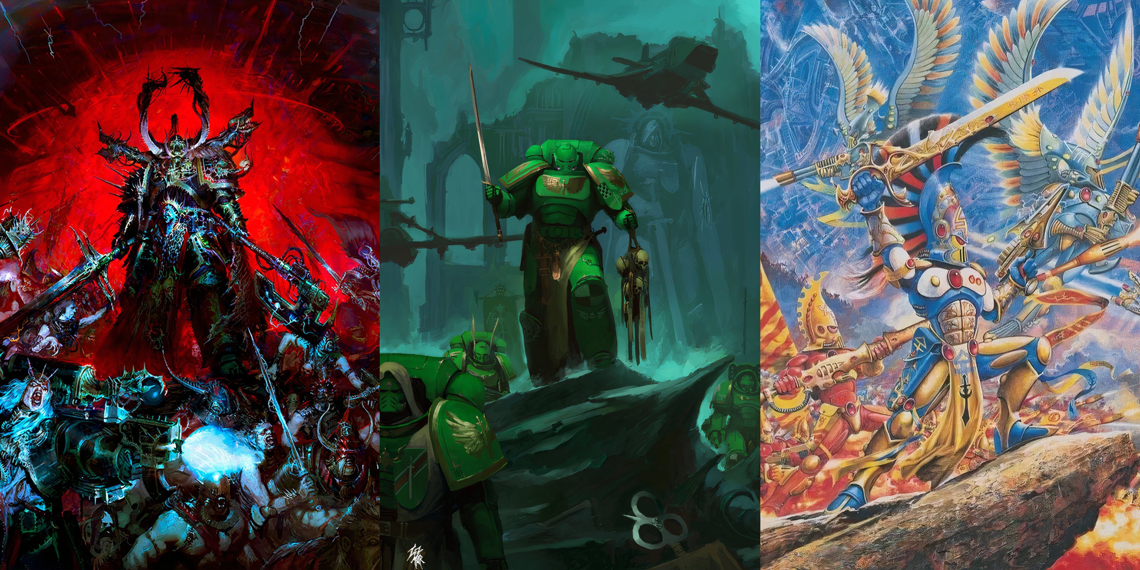 Warhammer 40k: 7 Tips for New Hobbyists Chaos, Dark Angels, Eldar