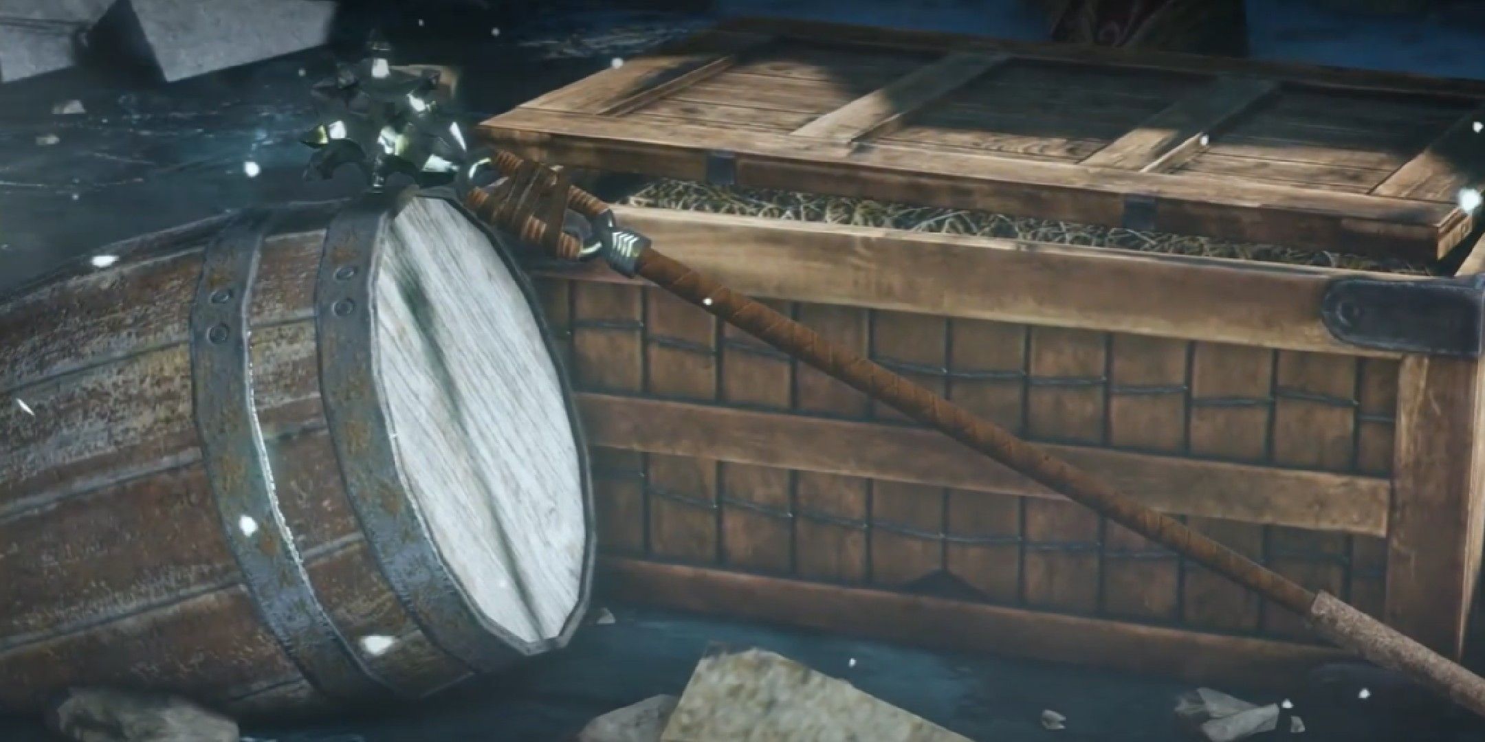 Dragon age inquisition image showing a box with loot.