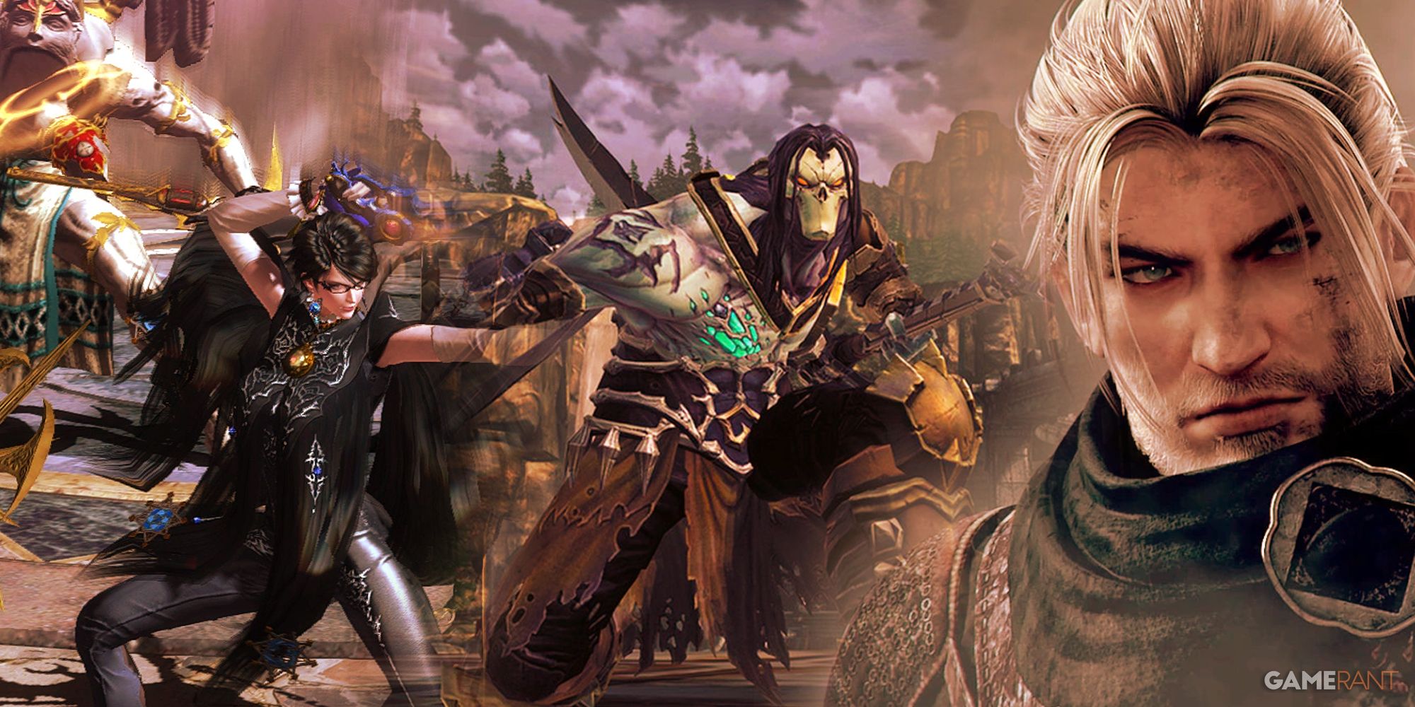 Bayonetta, Darksiders 2 Death, Nioh William Adams characters