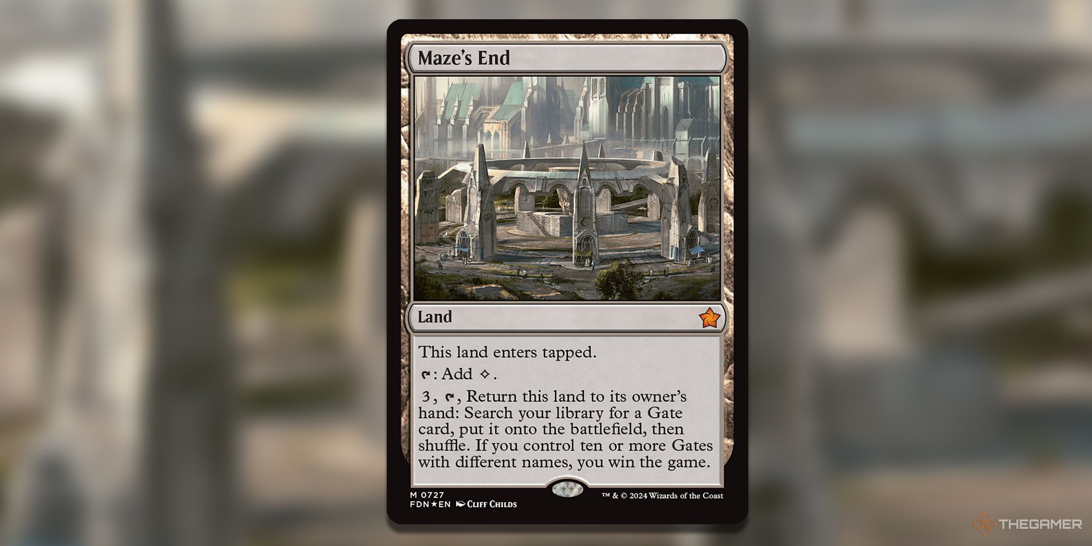 Maze's End Foundations MTG Card.