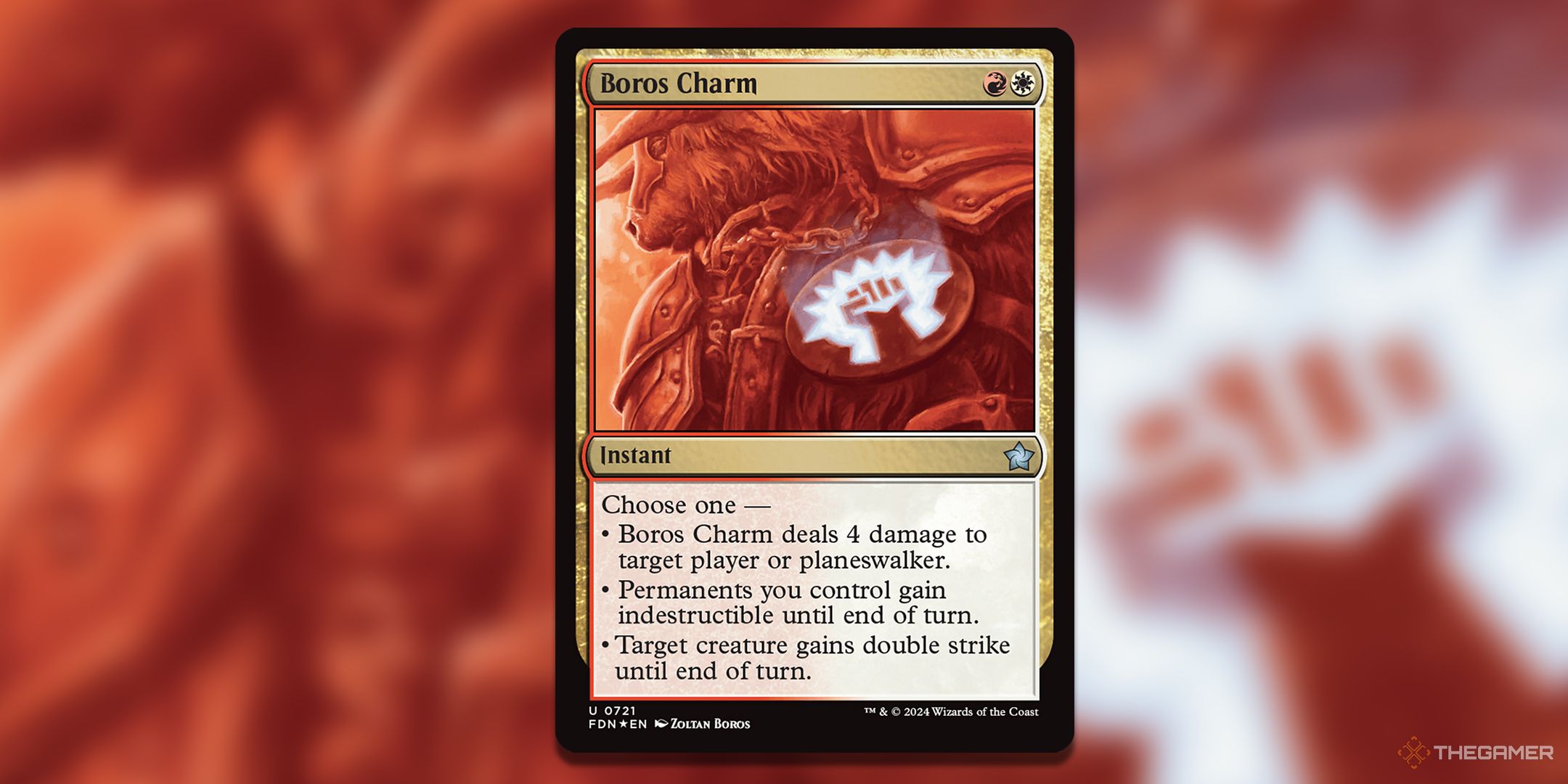 Boros Charm Foundations MTG Card.