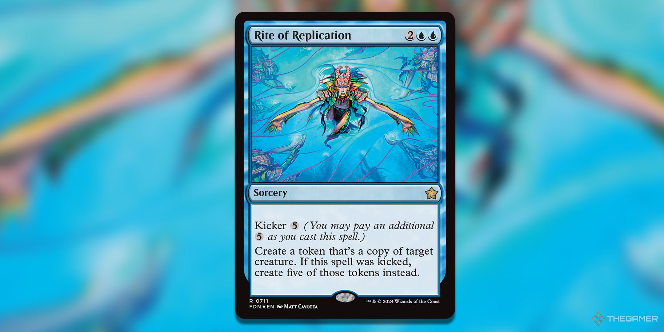 Rite of Replication Foundations MTG Card.