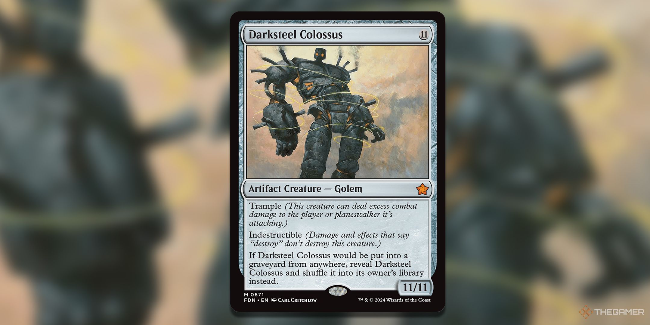 Darksteel Colossus Foundations MTG Card.