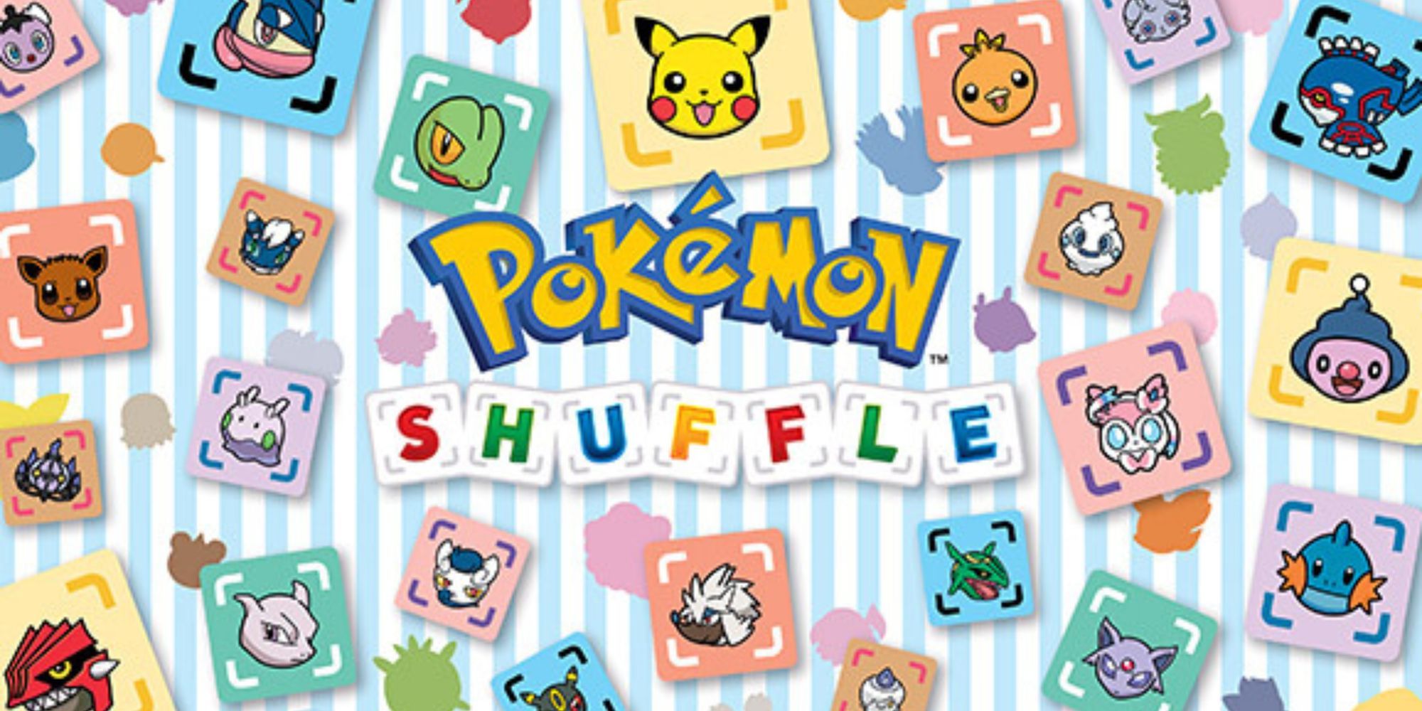 The Pokemon Shuffle Mobile logo.