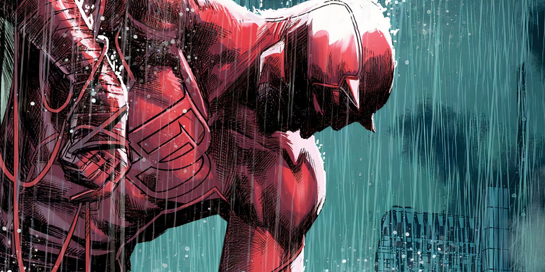 Daredevil in the rain