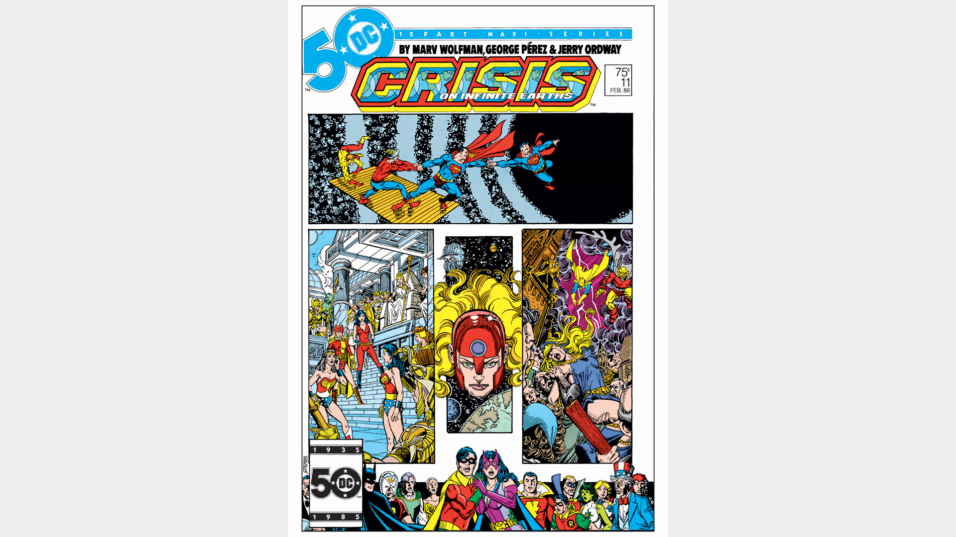 CRISIS ON INFINITE EARTHS #11 FACSIMILE EDITION