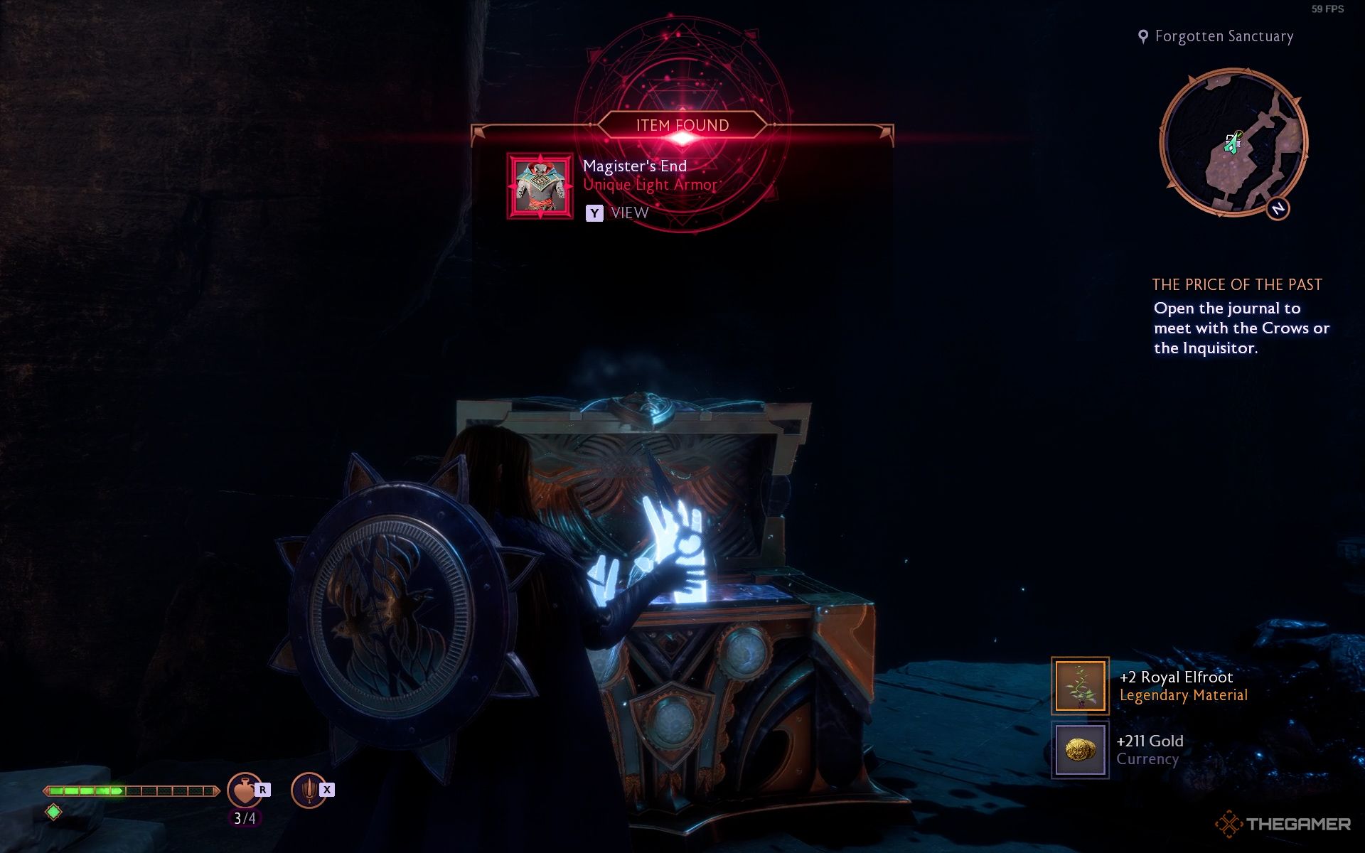 Magister's End reward after completing Desperate in Dock Town Dragon Age The Veilguard