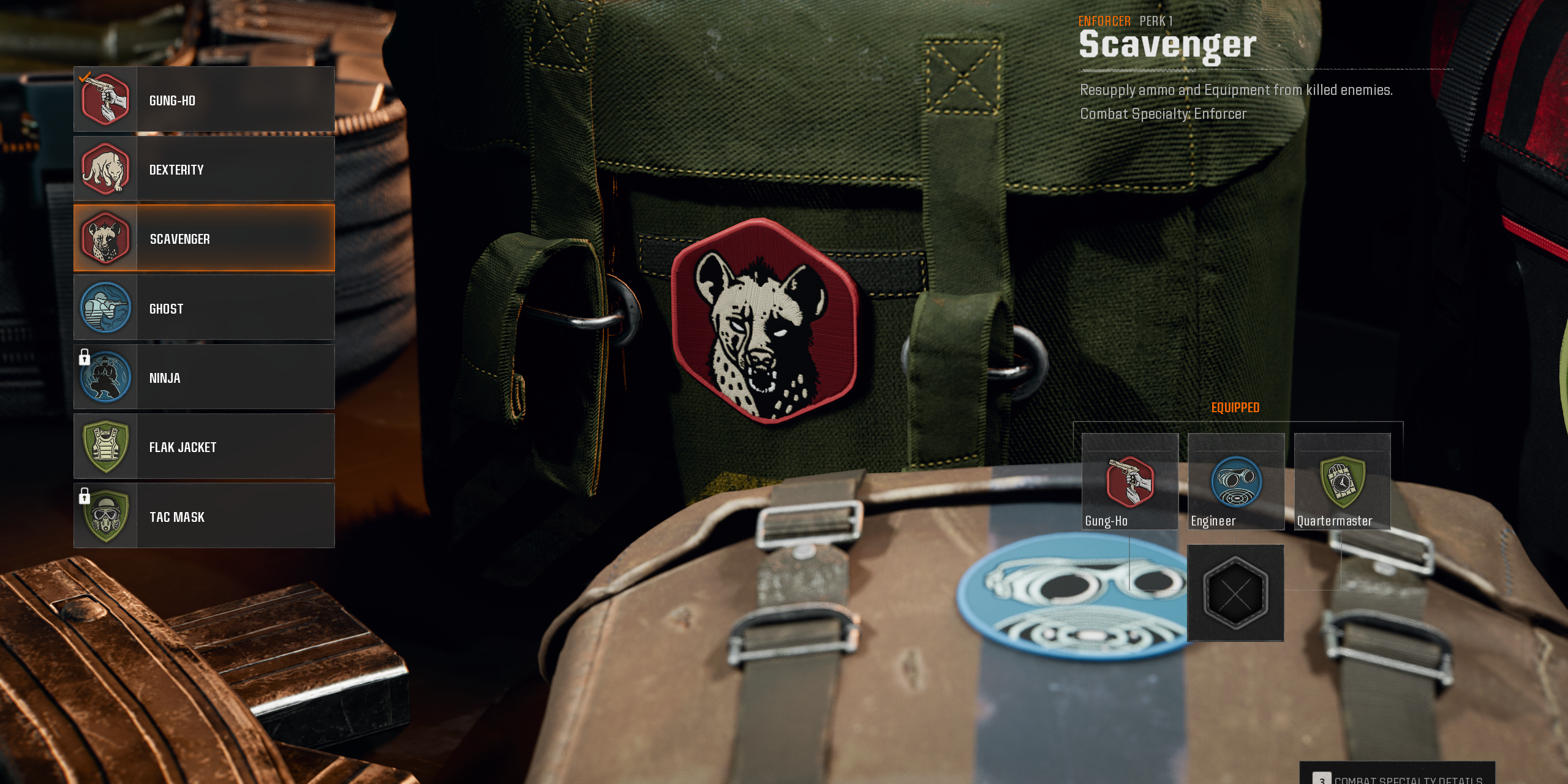 scavenger perk 1