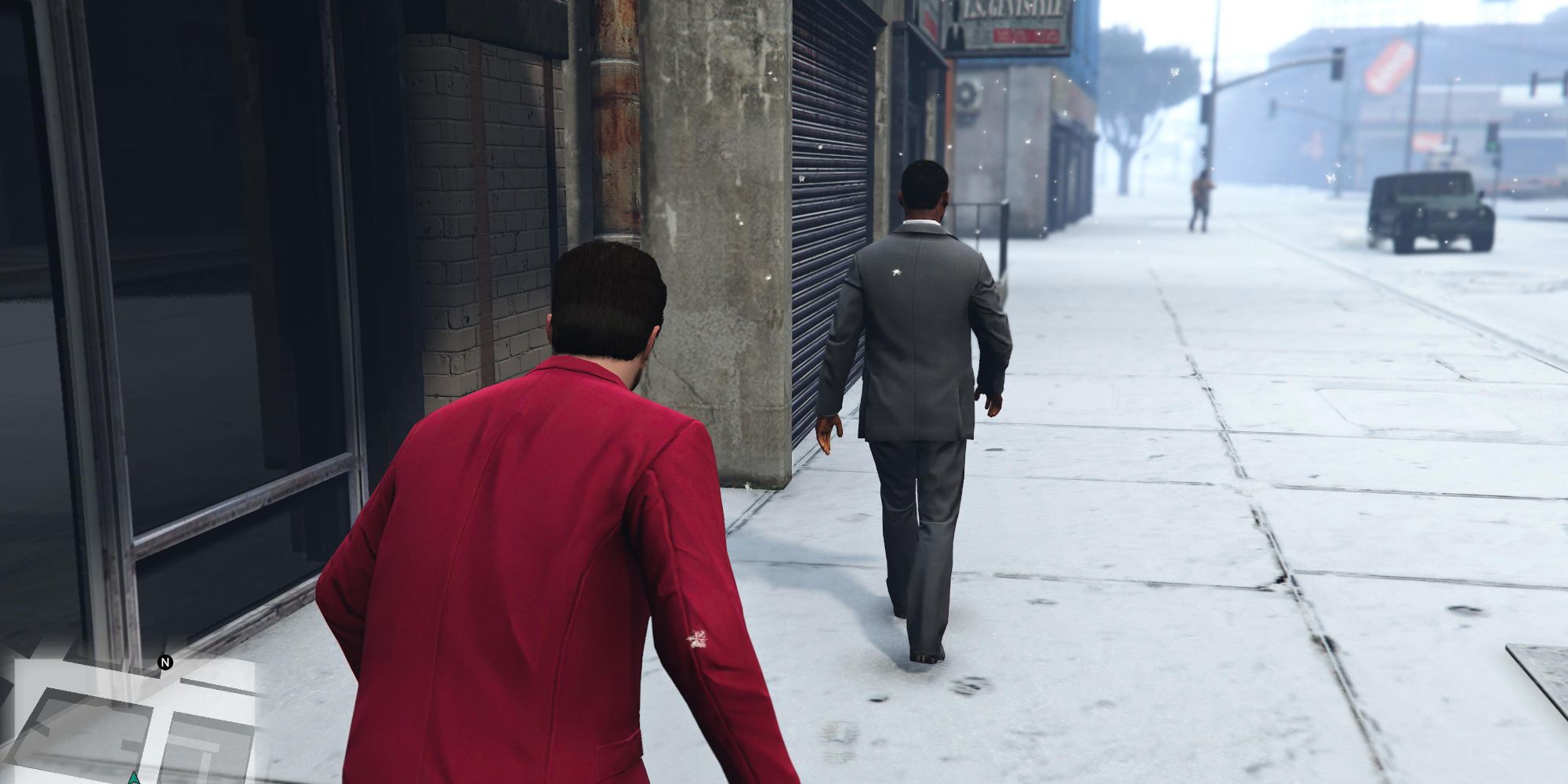 GTA 5 online character in stealth mode