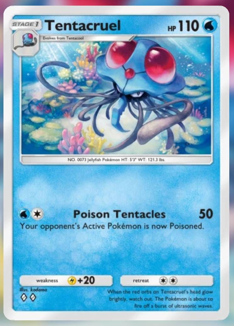 Pokemon Trading Card Game Pocket Tentacruel two diamond card.