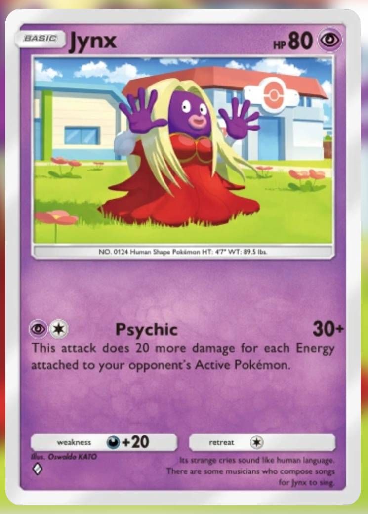 Pokemon Trading Card Game Pocket Jynx one diamond card.