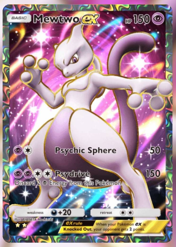 Pokemon Trading Card Game Pocket Mewtwo Two Star Card