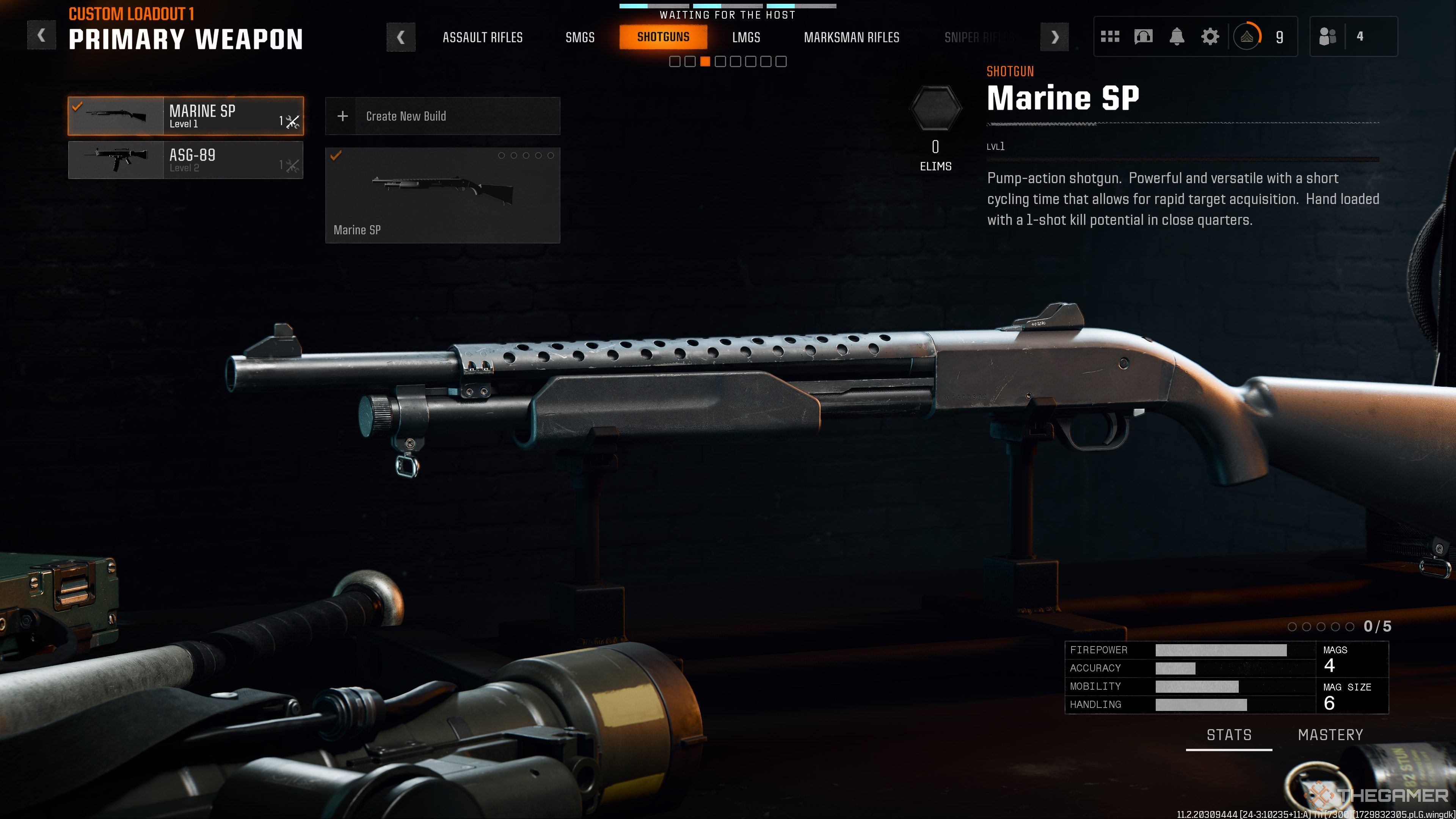 Black Ops 6 Create A Class Menu Preview Of Shotgun