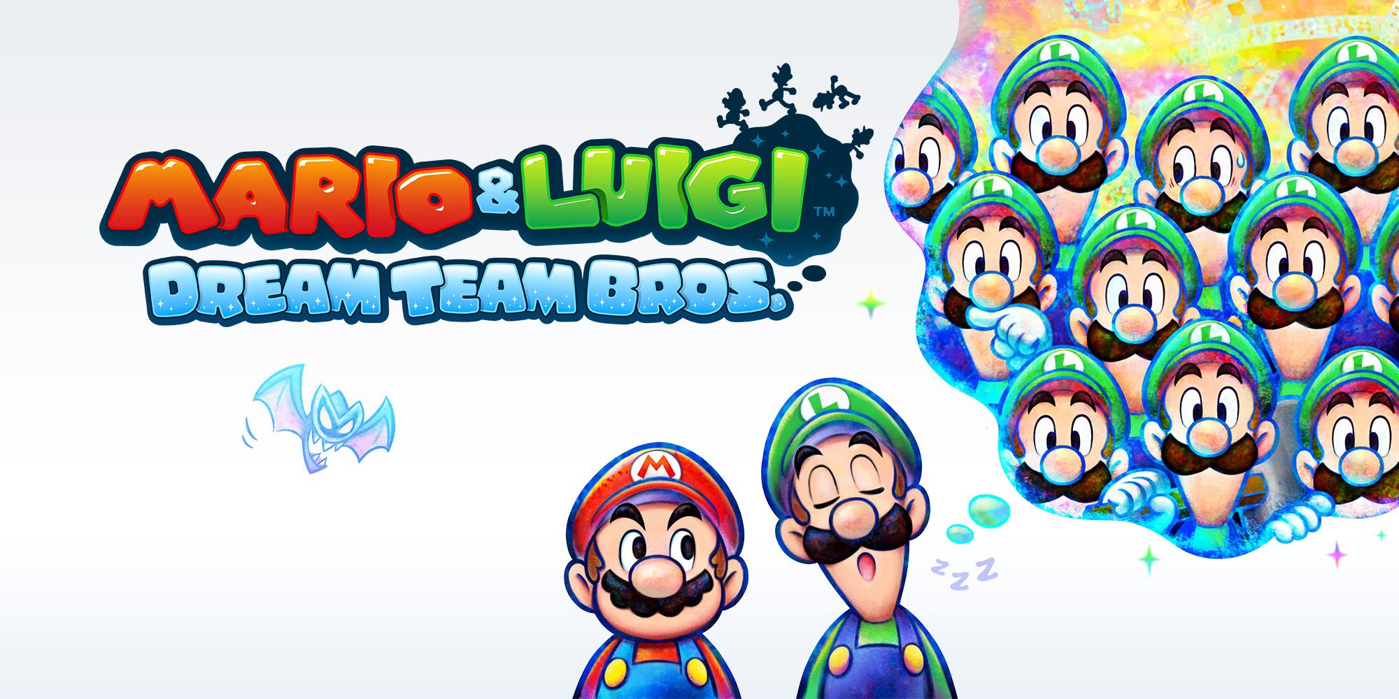 Mario & Luigi Dream Team Bros. Title.