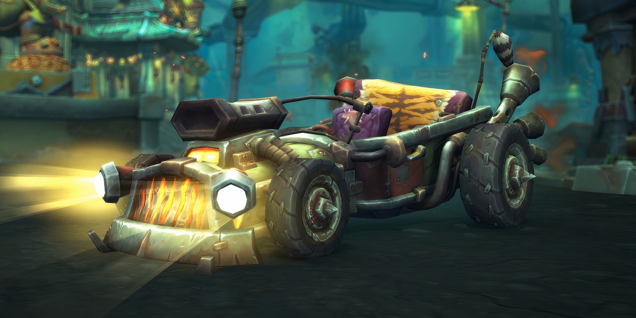 DRIVE mount closeup in World of Warcraft Undermined