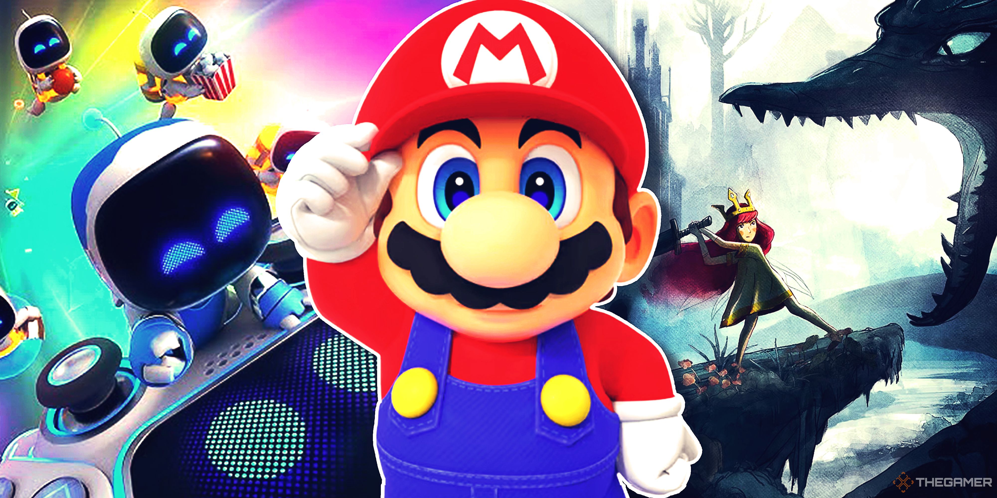 Super Mario RPG, Astro Bot and Child Of Light.