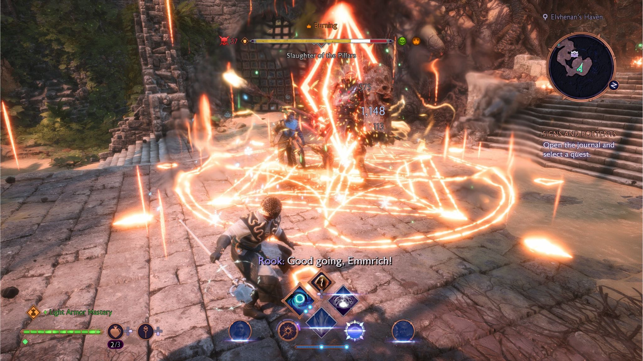 The ability combo Detonation Animation in Dragon Age: The Veilguard.