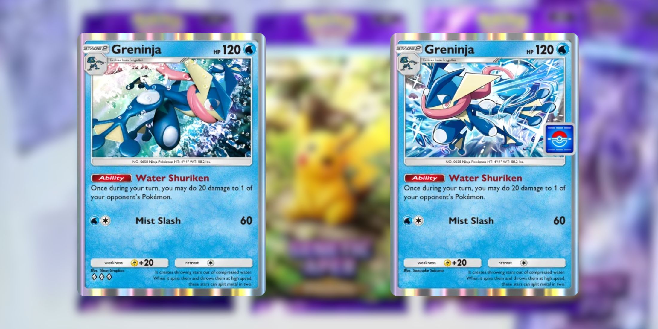 Greninja in Pokemon TCG Pocket