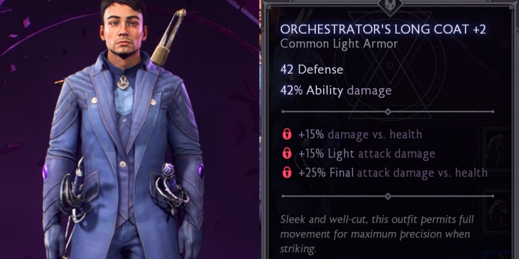 Orchestrator's Long Coat Dragon Age The Veilguard