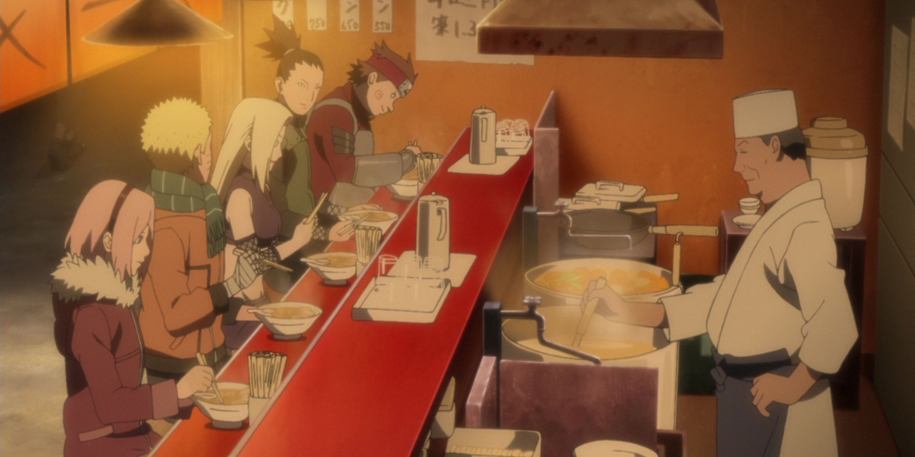 Teuchi in Ichiraku Ramen in Naruto