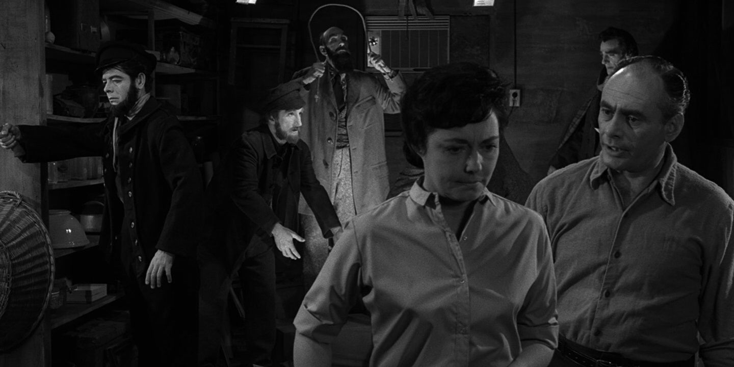 A collection of wax serial killers in The Twilight Zone episode "The New Exhibit".