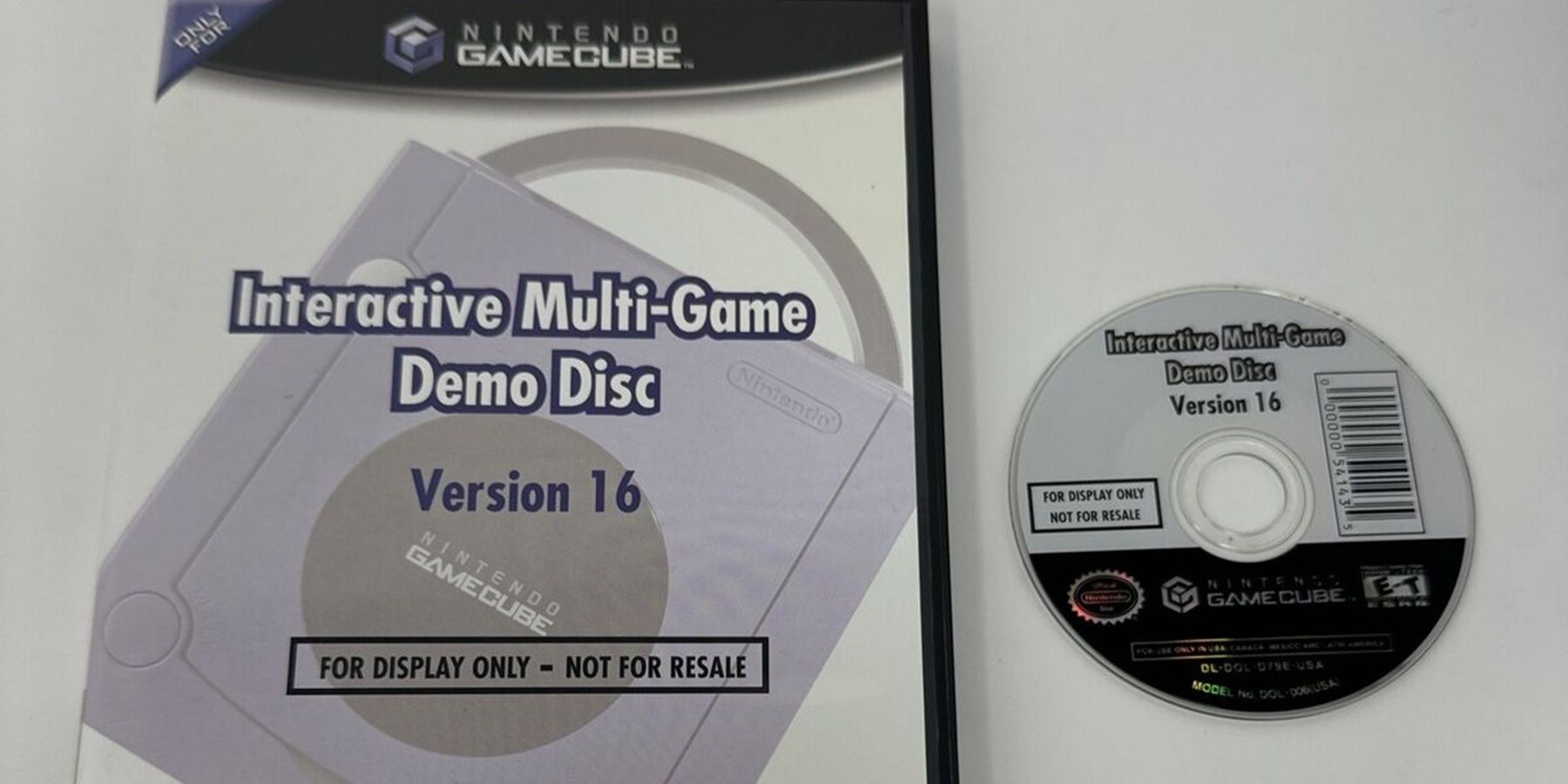 Rarest Gamecube Games- Interactive Multi-Game Demo Disc V16