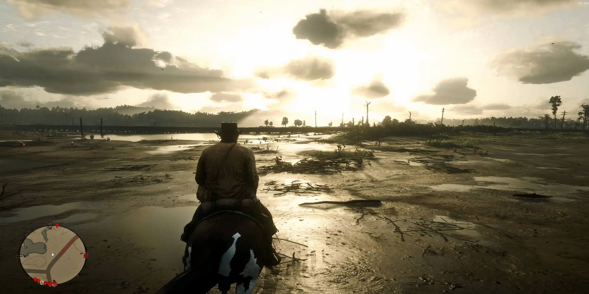 RDR 2 - Arthur on horse