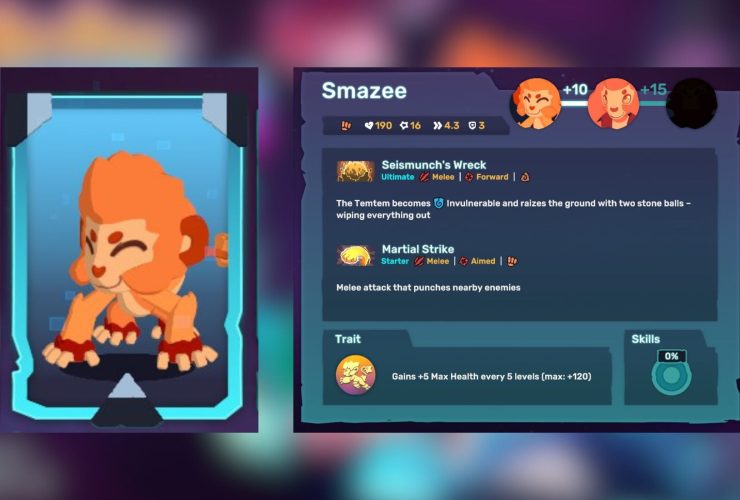 Temtem Swarm: Best Builds For Smazee