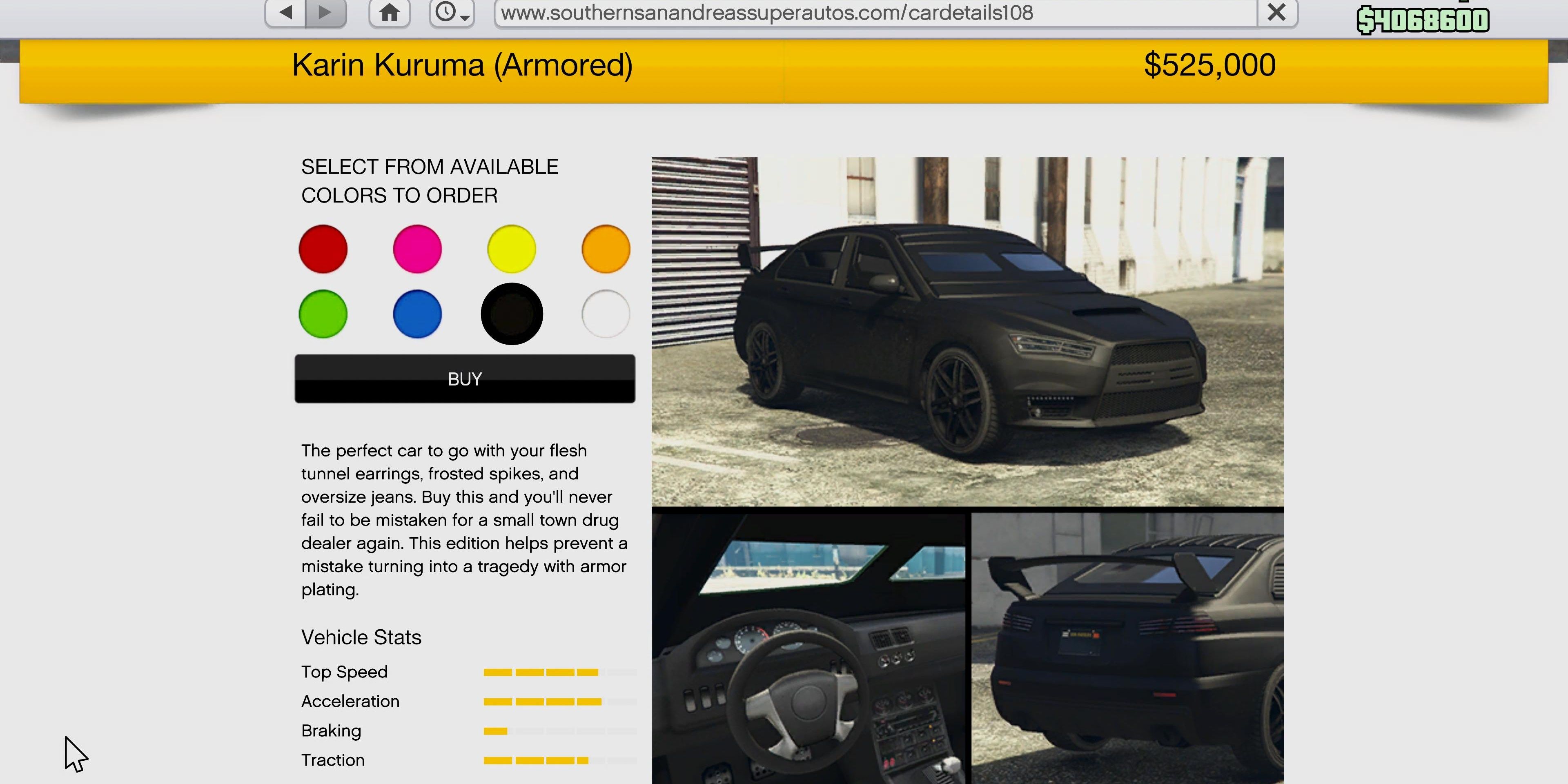 kuruma armored