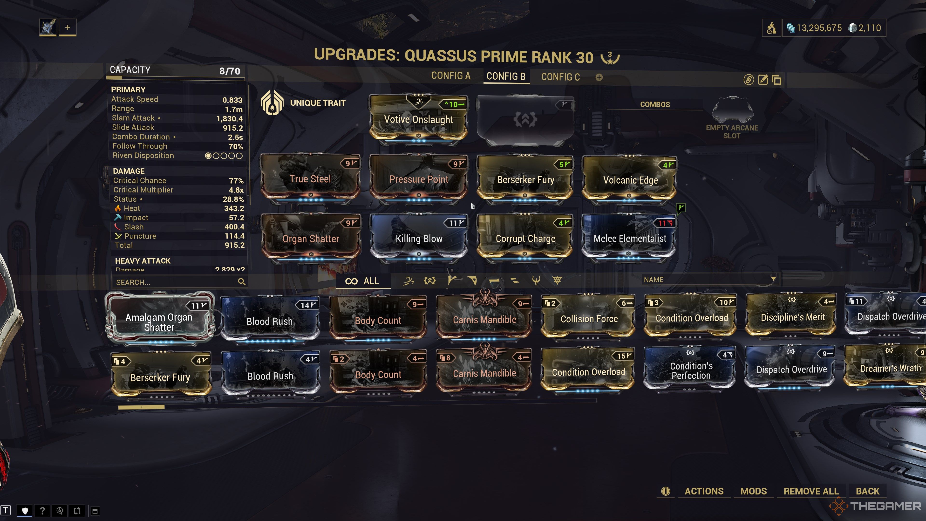 Warframe Quassus Starter Build