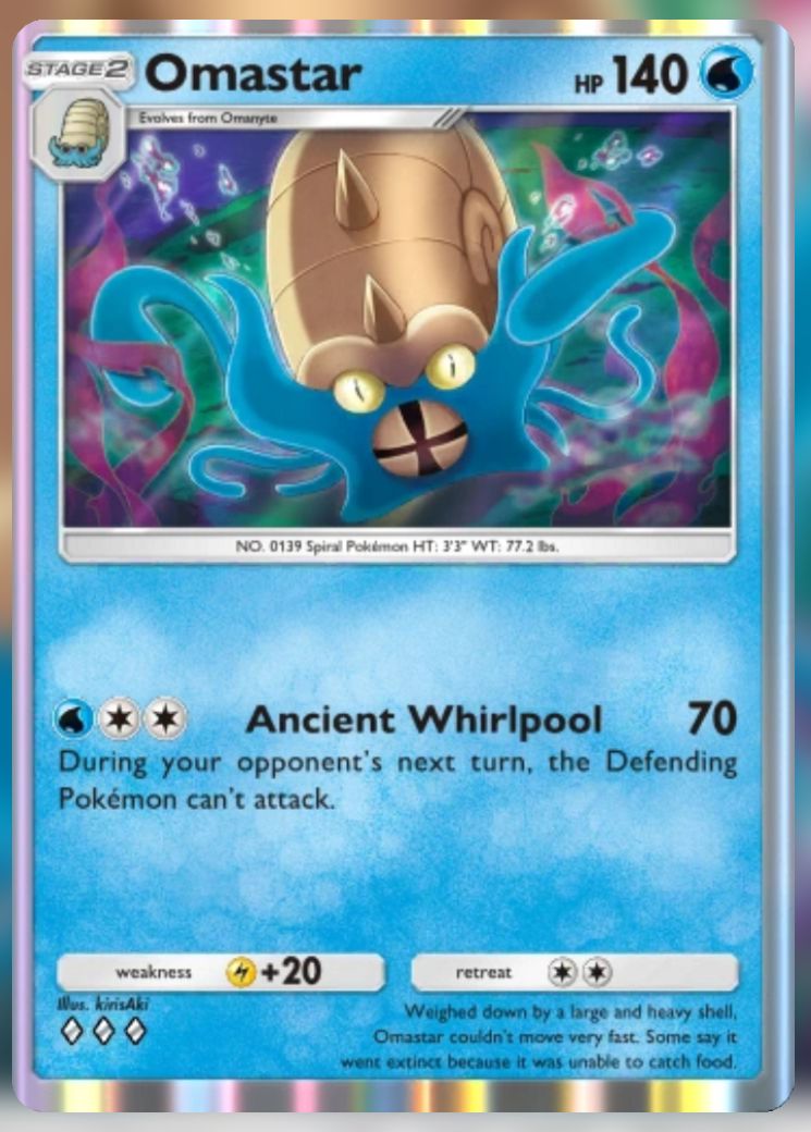 Pokemon Pocket Pikachu Genetic Apex Cards Omastar