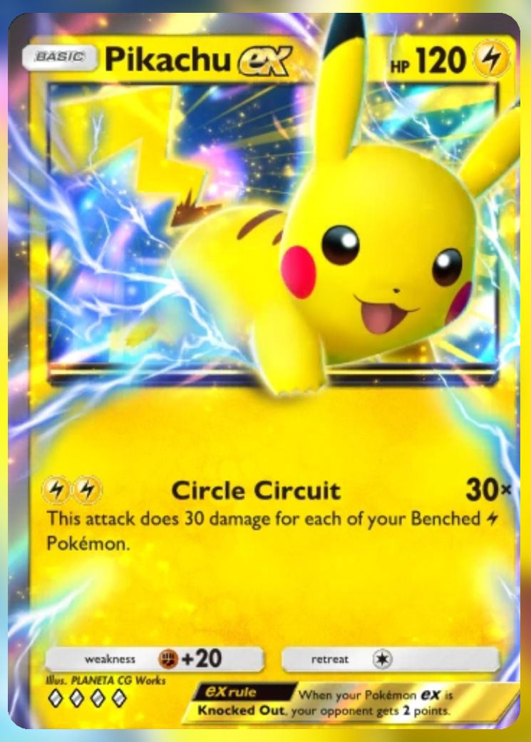 Pokemon Pocket Pikachu Genetic Apex Cards Pikachu ex