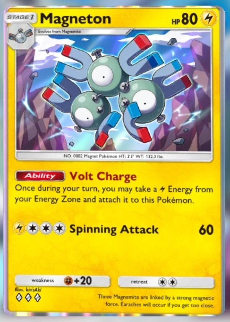 Pokemon Pocket Pikachu Genetic Apex Cards Magneton