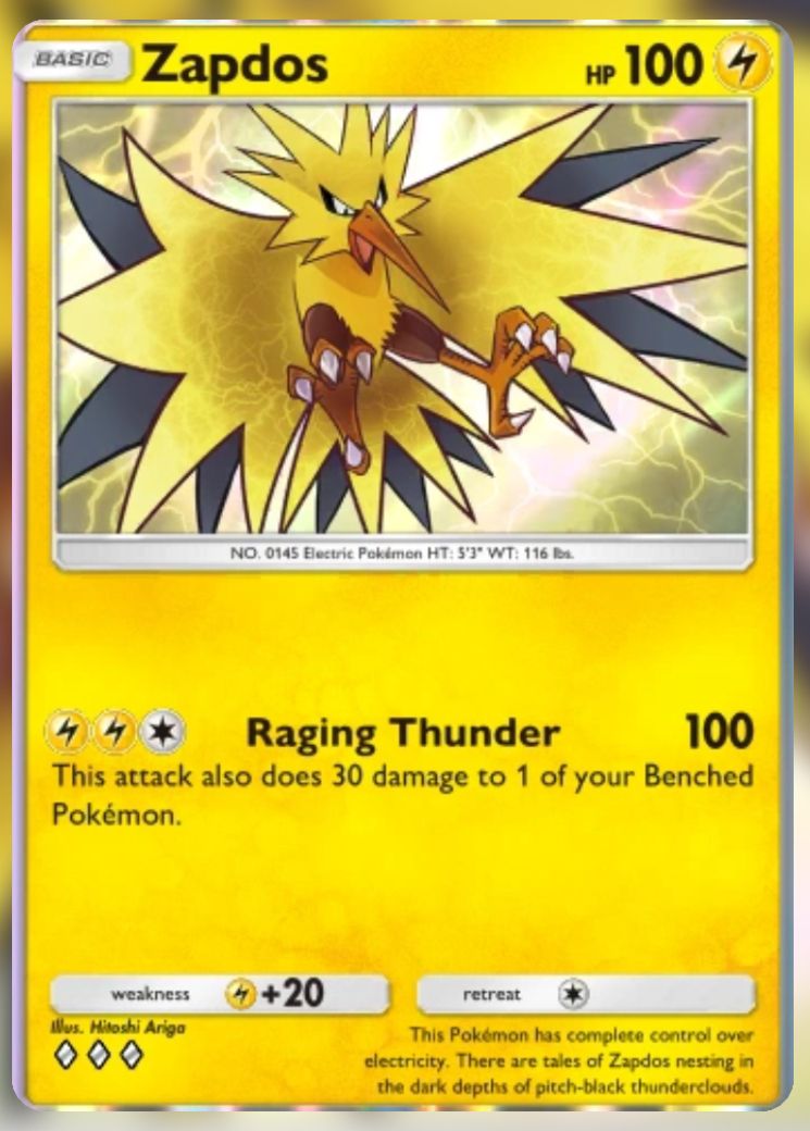 Pokemon Pocket Pikachu Genetic Apex Cards Zapdos