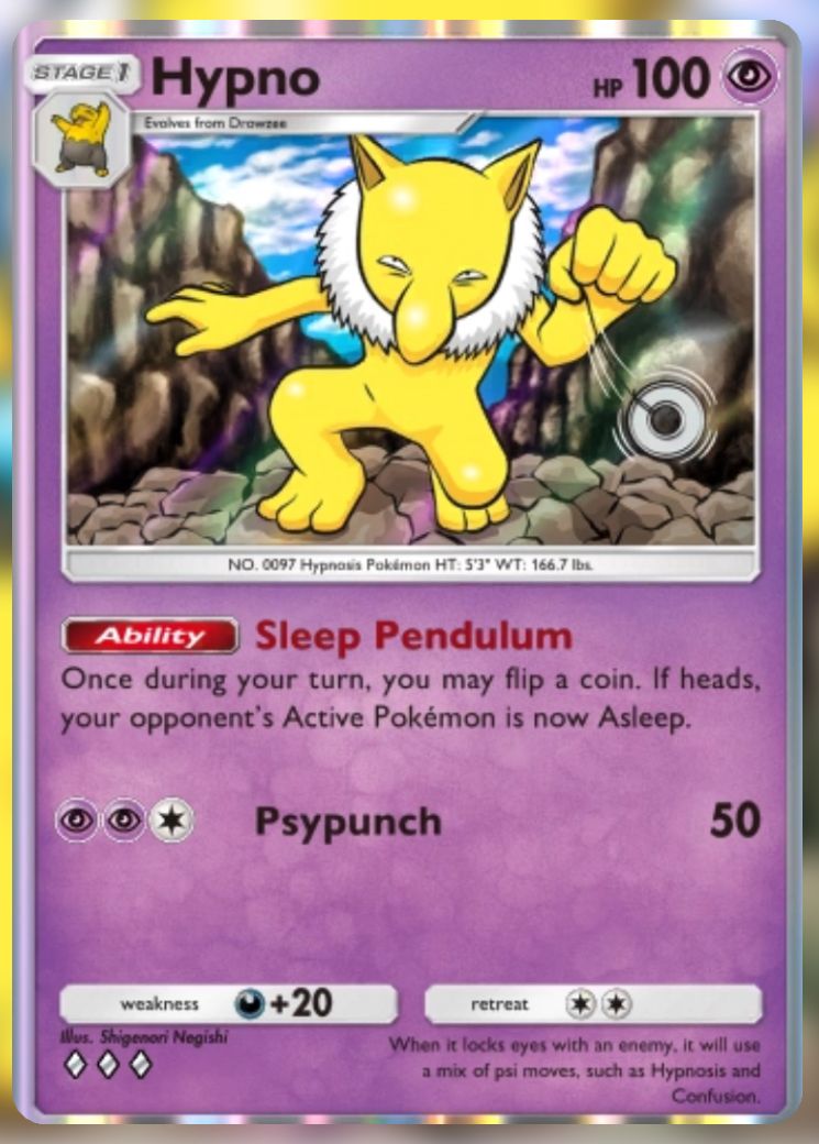 Pokemon Pocket Pikachu Genetic Apex Cards Hypno