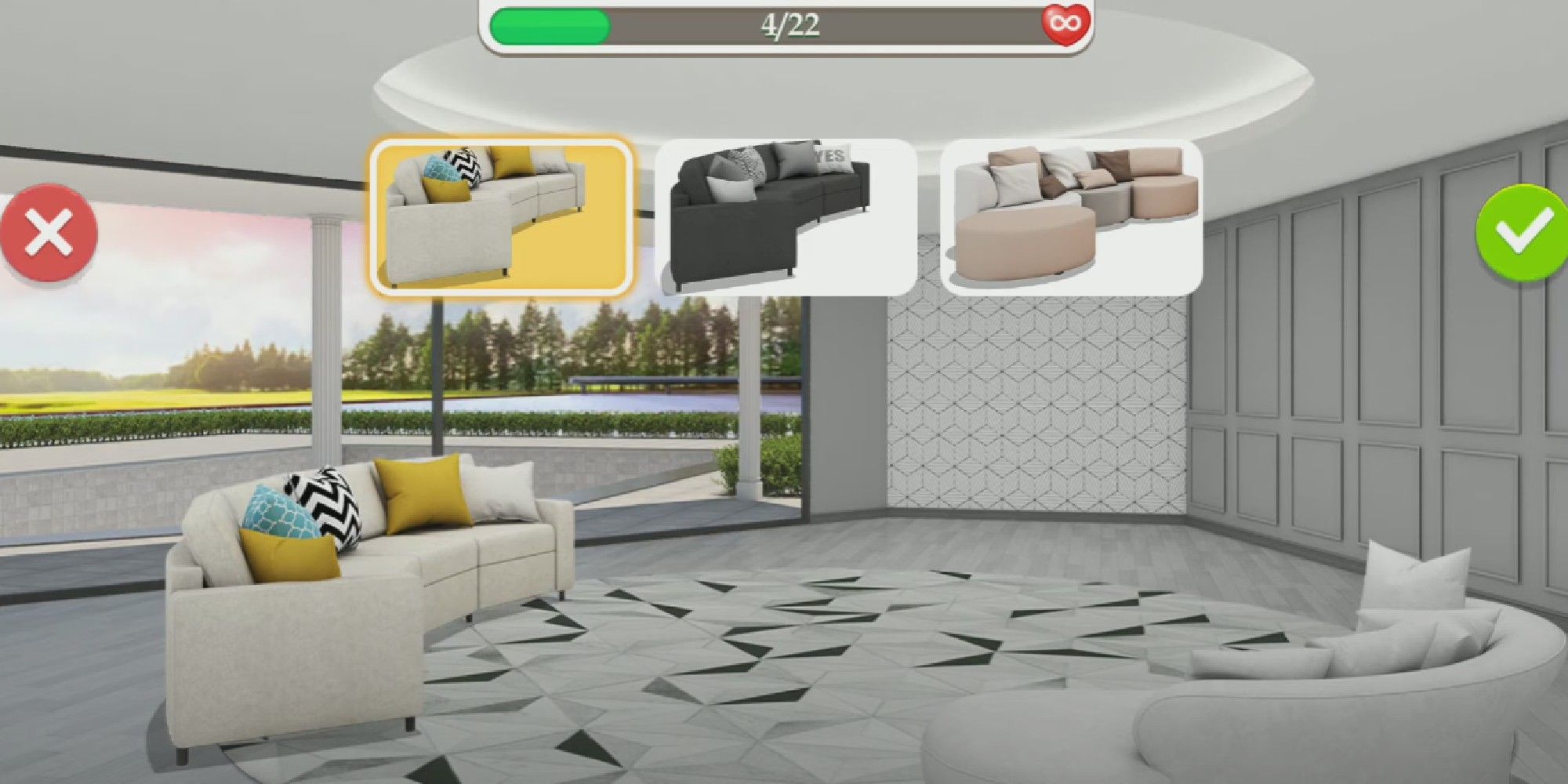 Aimees Interiors image showing a living room.