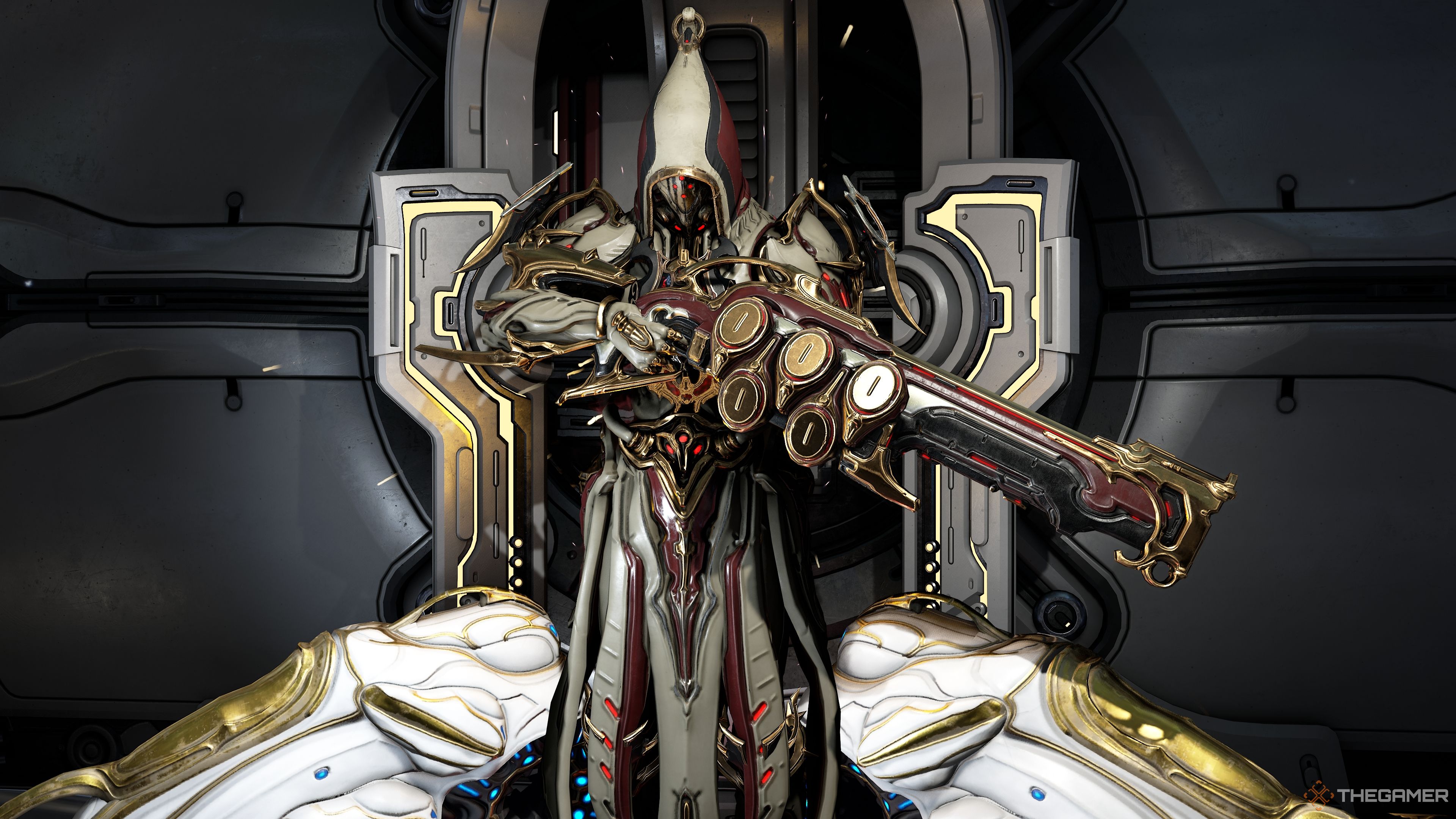 Warframe Holding Trumna Prime