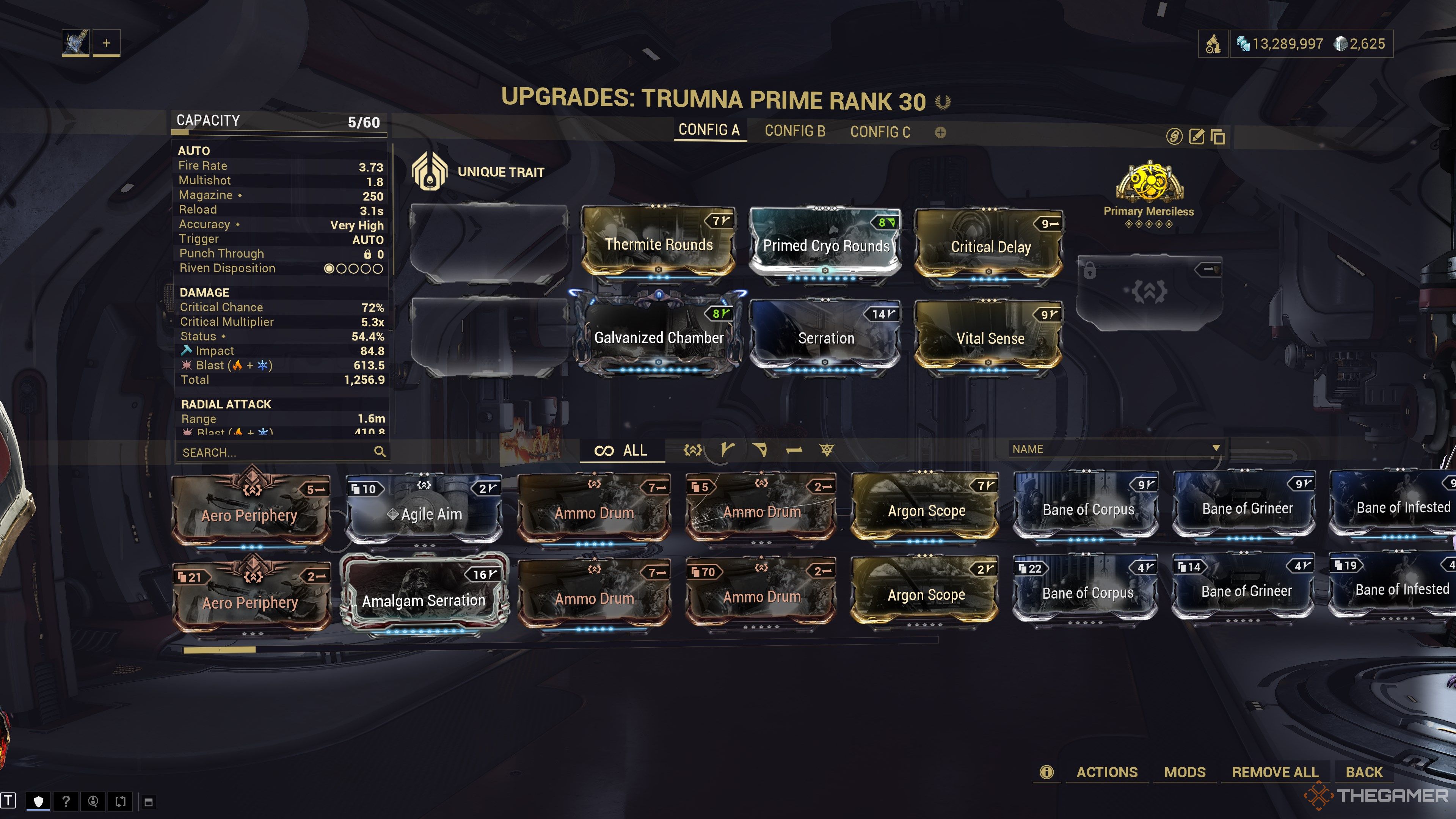 Warframe Trumna Starter Build