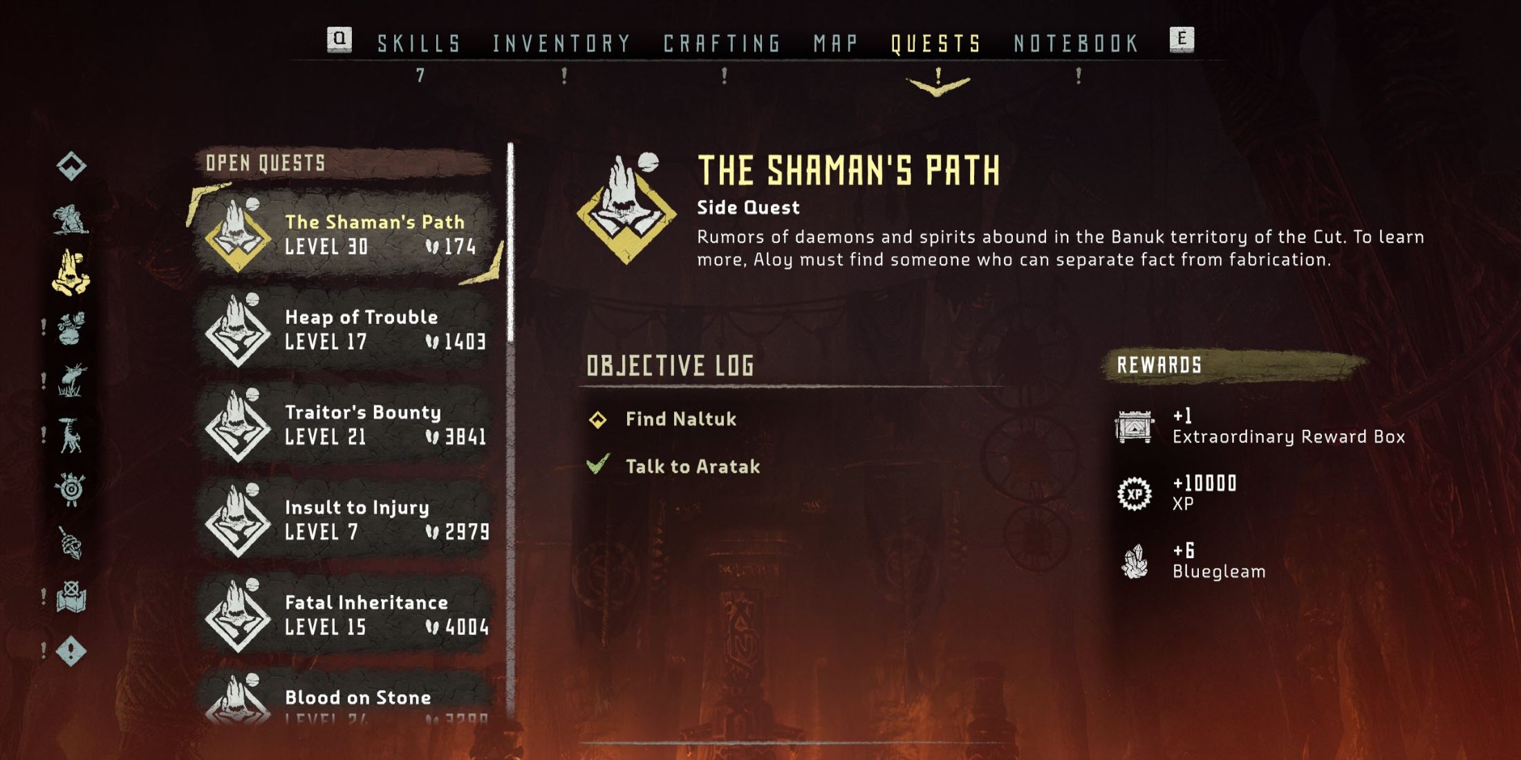 The Shaman's Path Quest