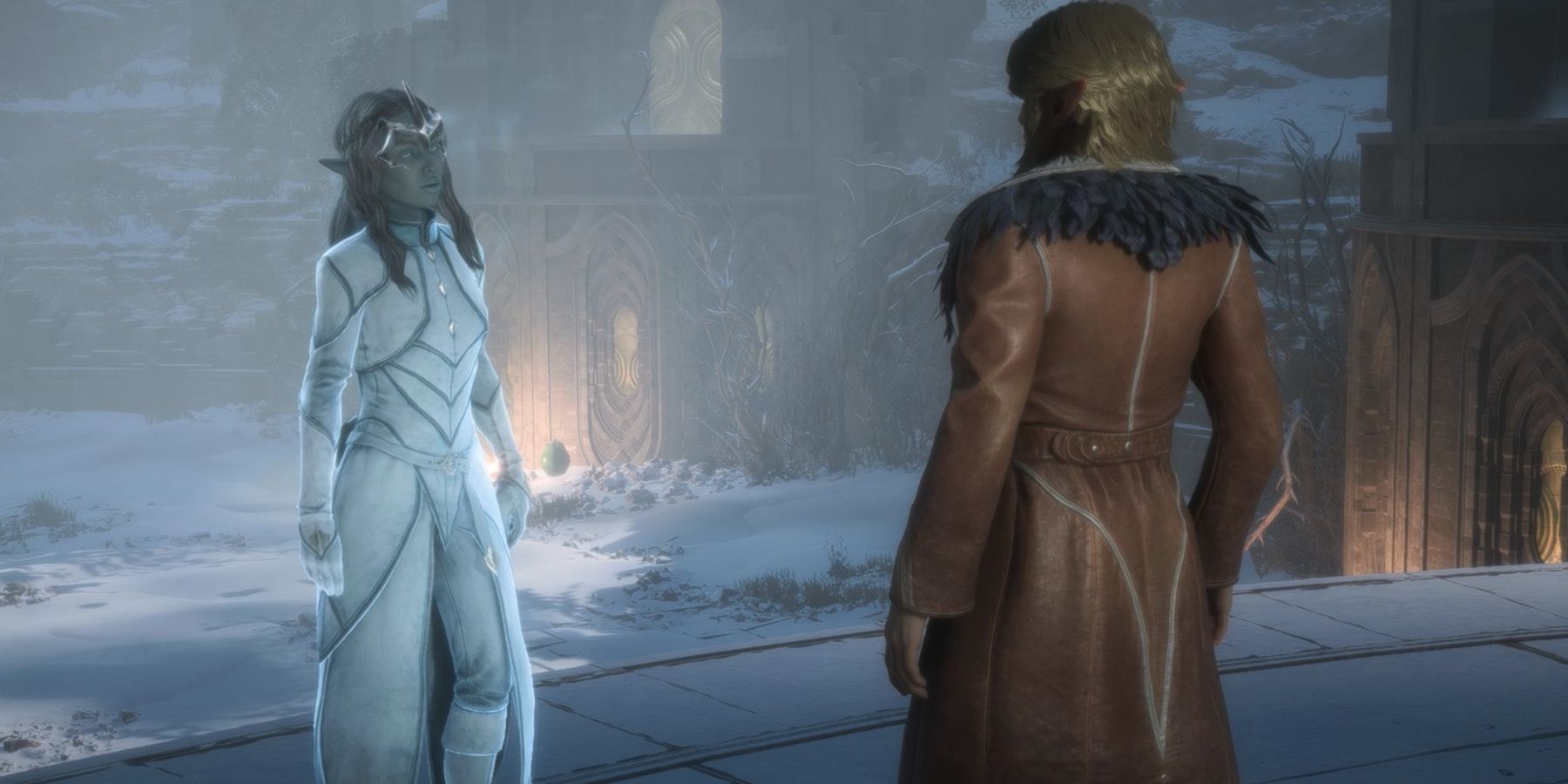 Rook Meets Mythal's Fragment in Dragon Age The Veilguard