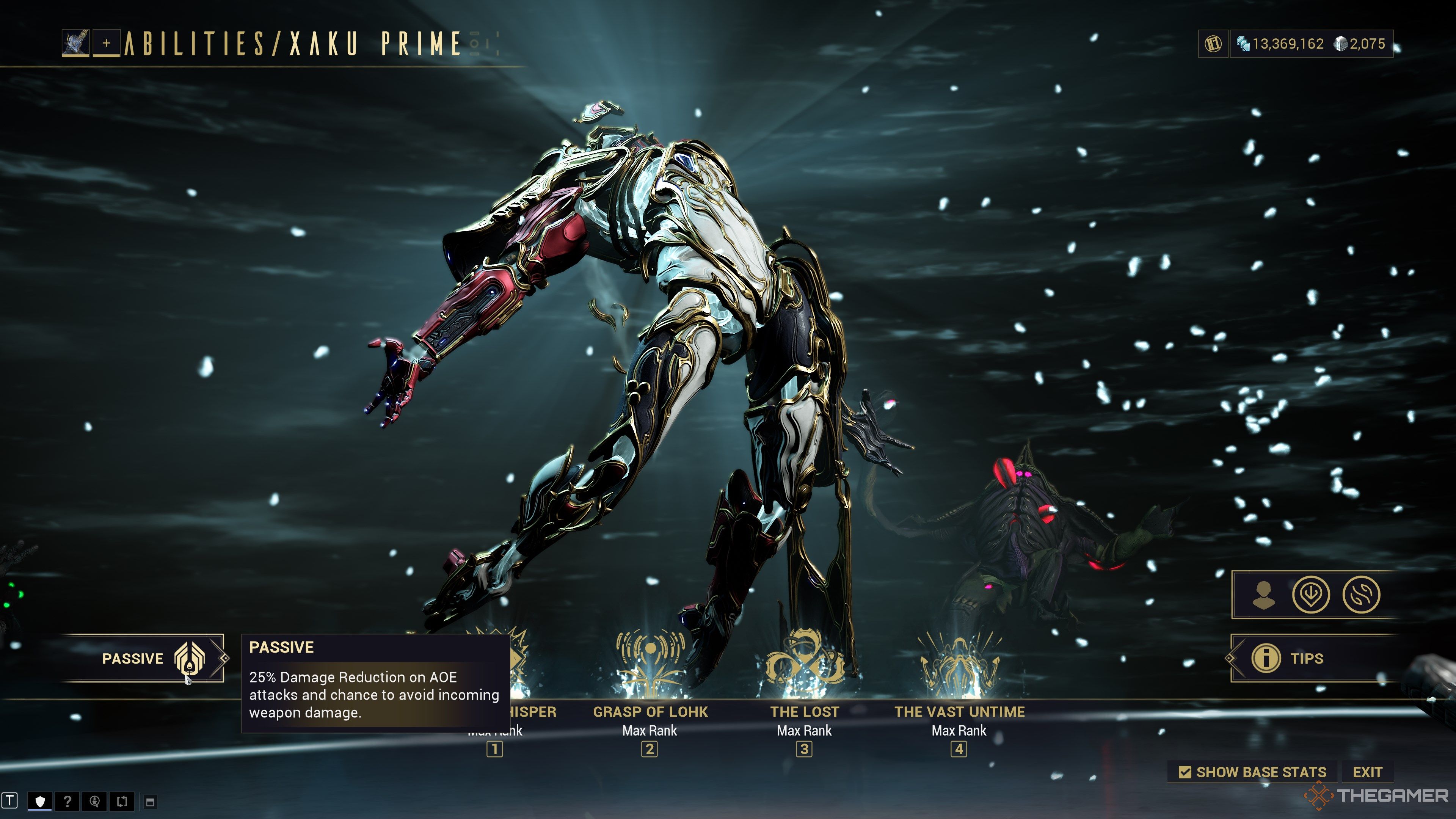 Warframe Xaku Passive