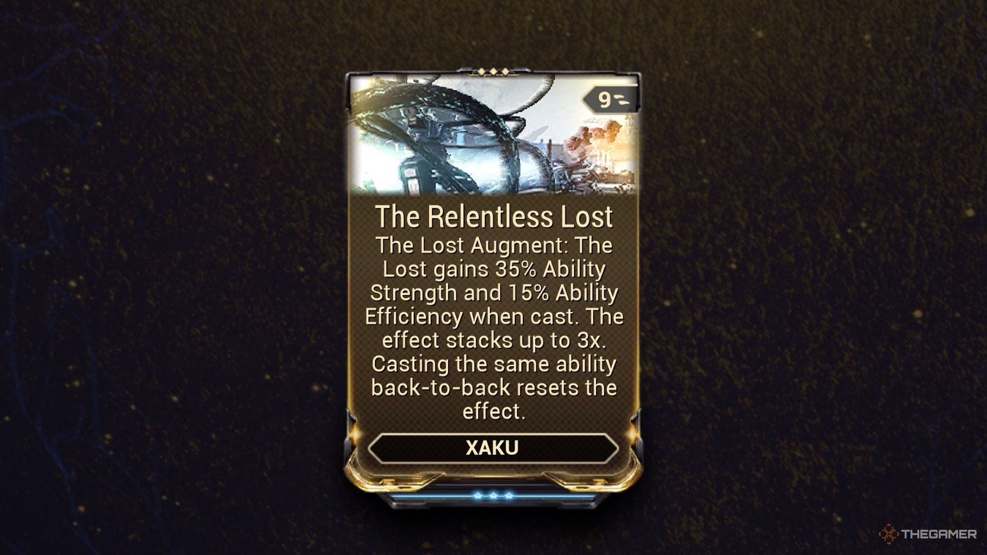 Warframe The Relentless Lost Augment