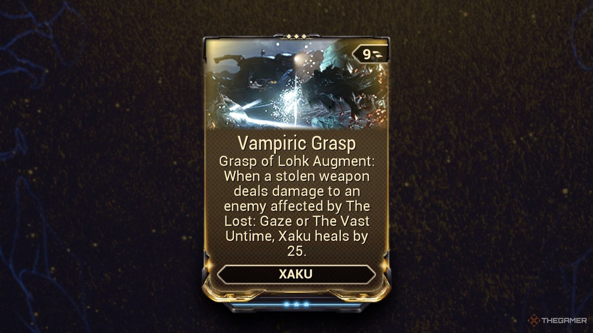 Warframe Vampiric Grasp Augment