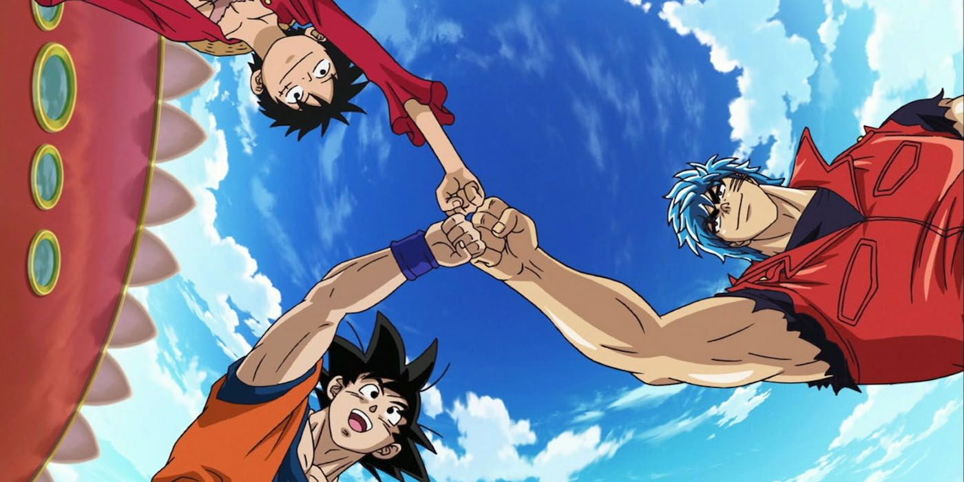 luffy goku toriko in one piece 590