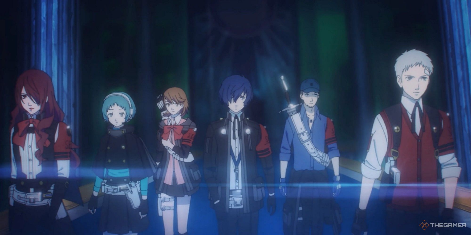 group shot of sees persona 3 reload cast