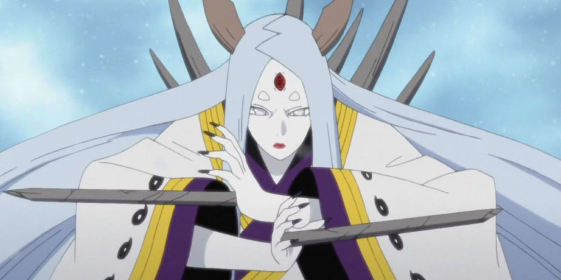 kaguya otsutsuki Using The All-Killing Ash Bones Juts In Naruto